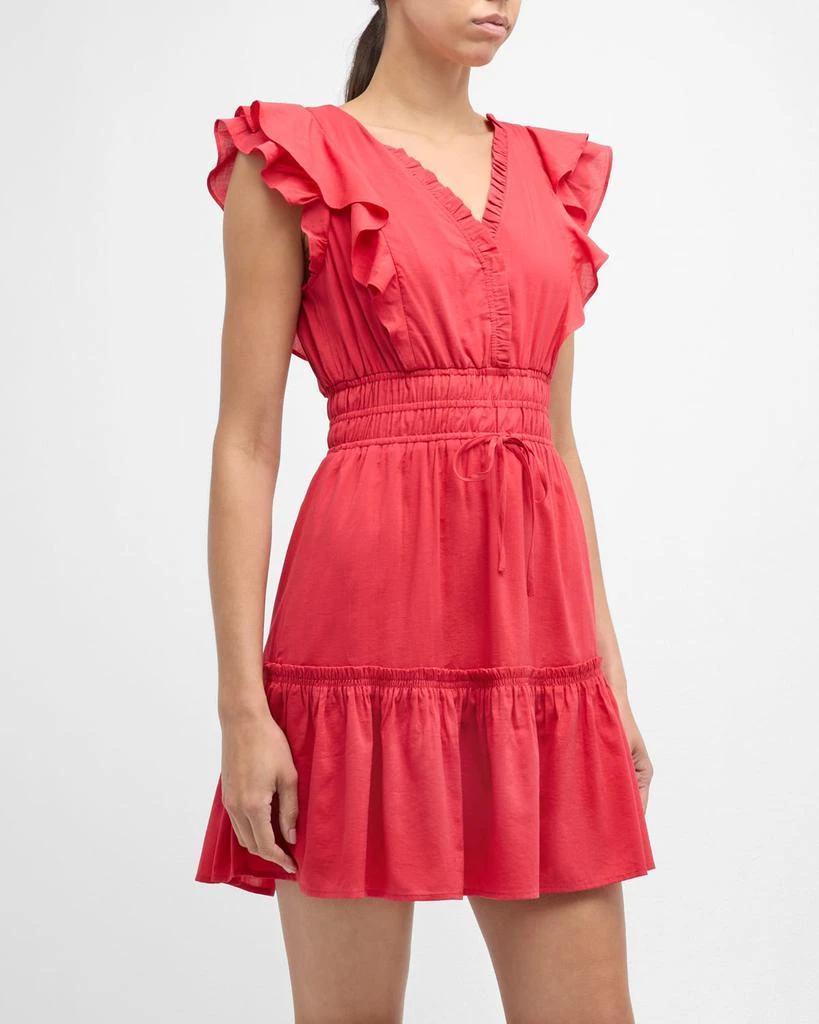 Paige Muriel Knit Ruffle Mini Dress 3
