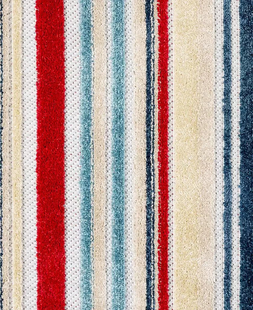 Town & Country Living Rio Multicolor Stripe 3'11"x5'2" Area Rug 4