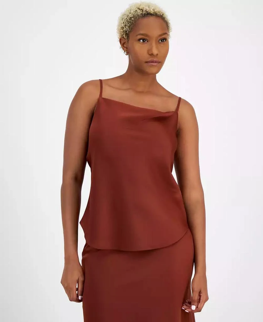 Bar III Women's Cowlneck Camisole, Created for Macy's 1