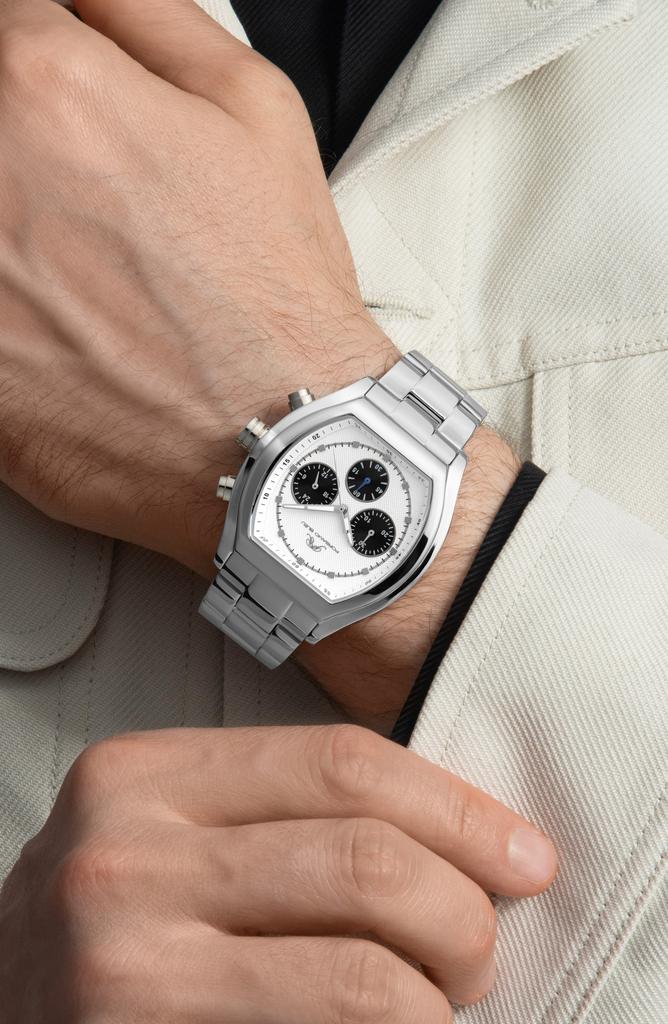 Porsamo Bleu Roman Chronograph Bracelet Watch, 42mm