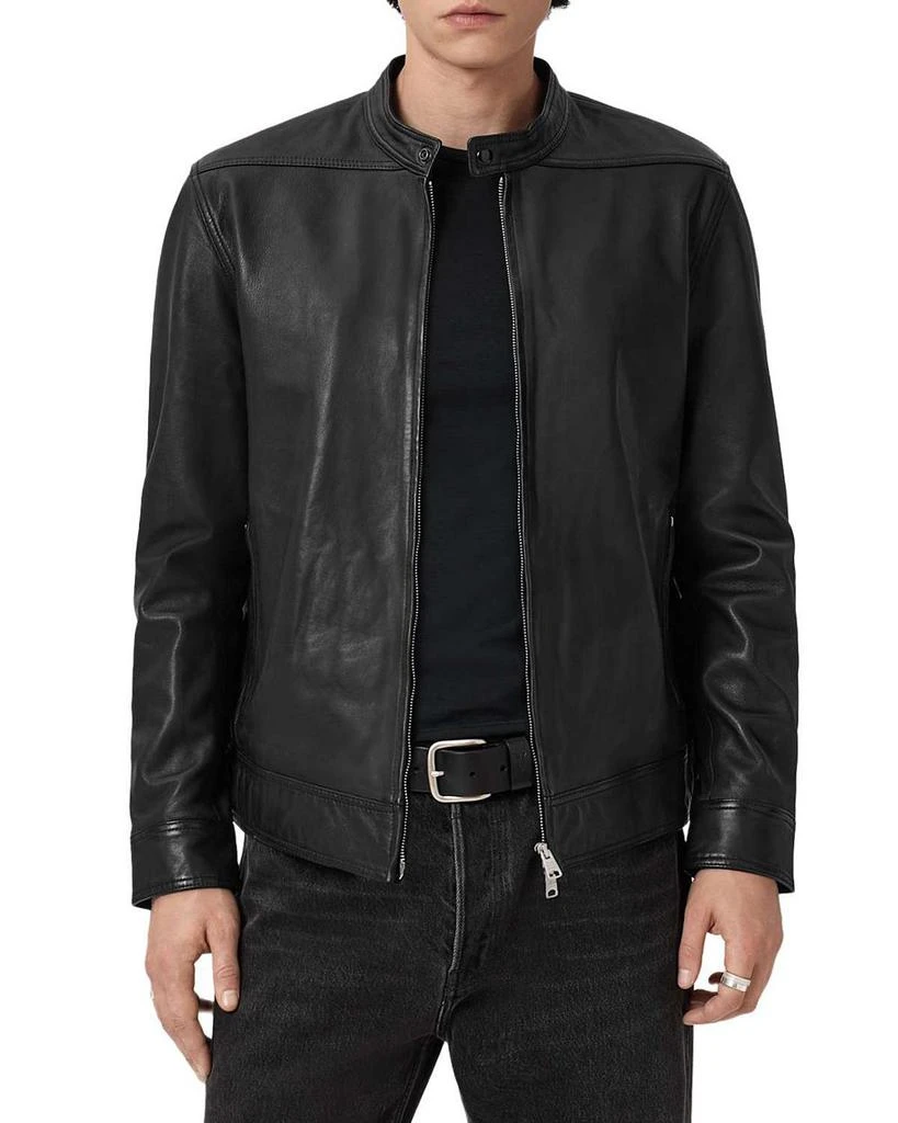ALL SAINTS Holt Leather Jacket 1