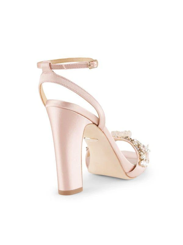 Badgley Mischka Alexa 114MM Embellished Block Heel Sandals 3