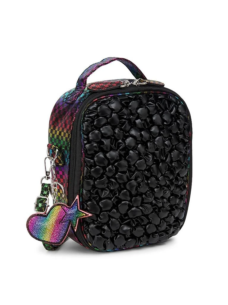 Bari Lynn Girl's Checkered Rainbow Lunch Box 1