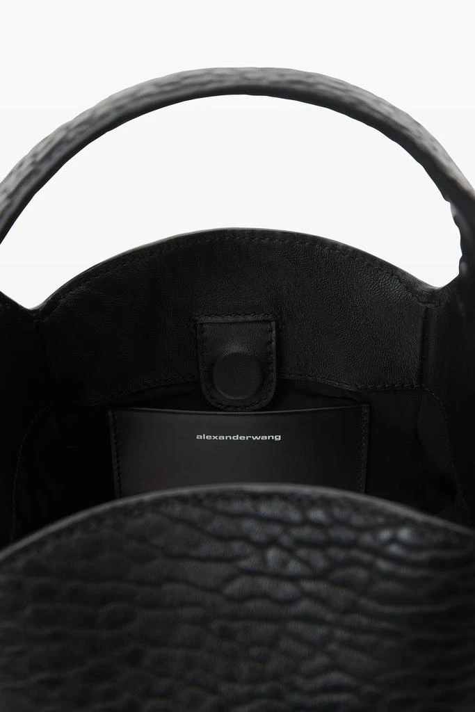 Alexander Wang rex small bucket bag in lambskin leather 4