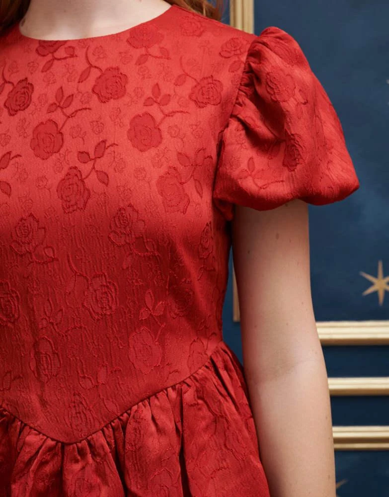 Sister Jane drop hem jacquard mini dress in red  On Sale Now with Up to  70% Off | Discover Exclusive Deals & Savings at BeyondStyle  Authentic  Sister Jane Home|women with