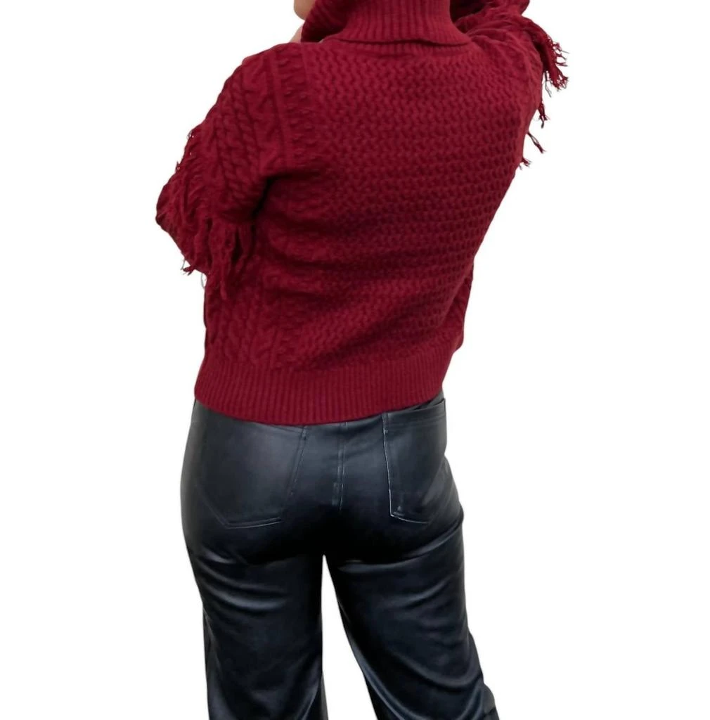 Dress Forum Dress Forum - Meet In The Middle Fringe Sleeve Sweater 3