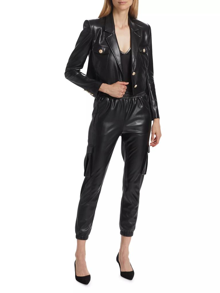 Generation Love Karl Faux Leather Blazer