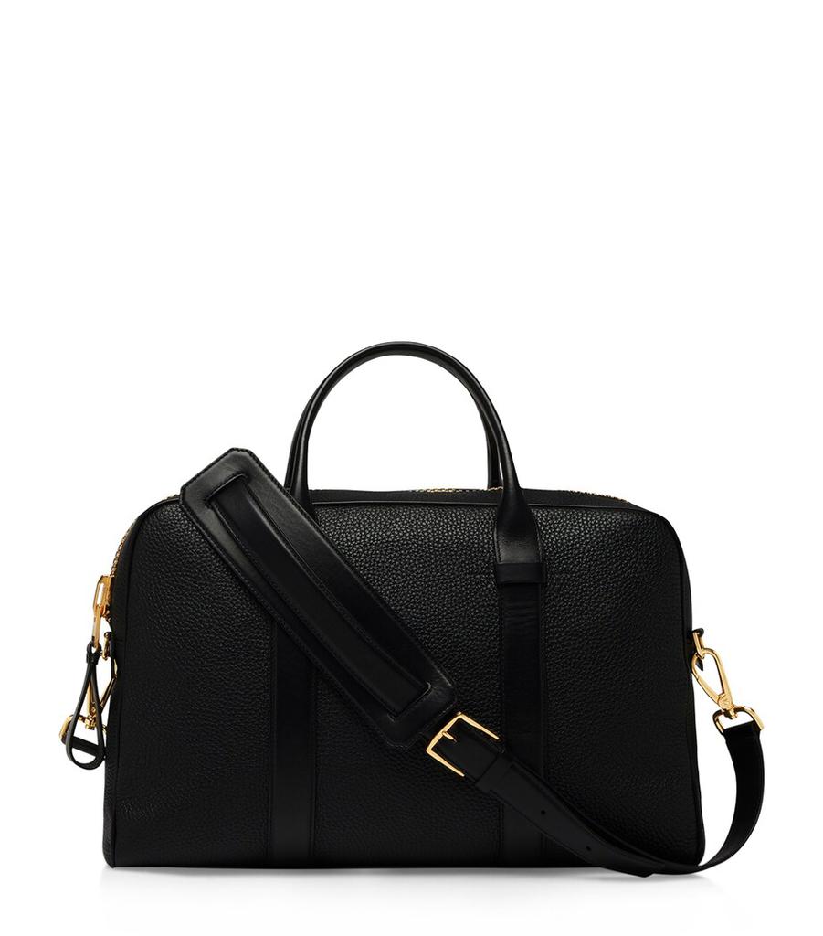 Tom Ford Leather Buckley Briefcase - Briefcases - BeyondStyle