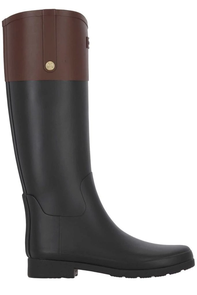 Hunter Two-Tone Outdoor Boots Hunter Original Stripe Two Tone Blue Tall Rain Boots - Women  main image 3