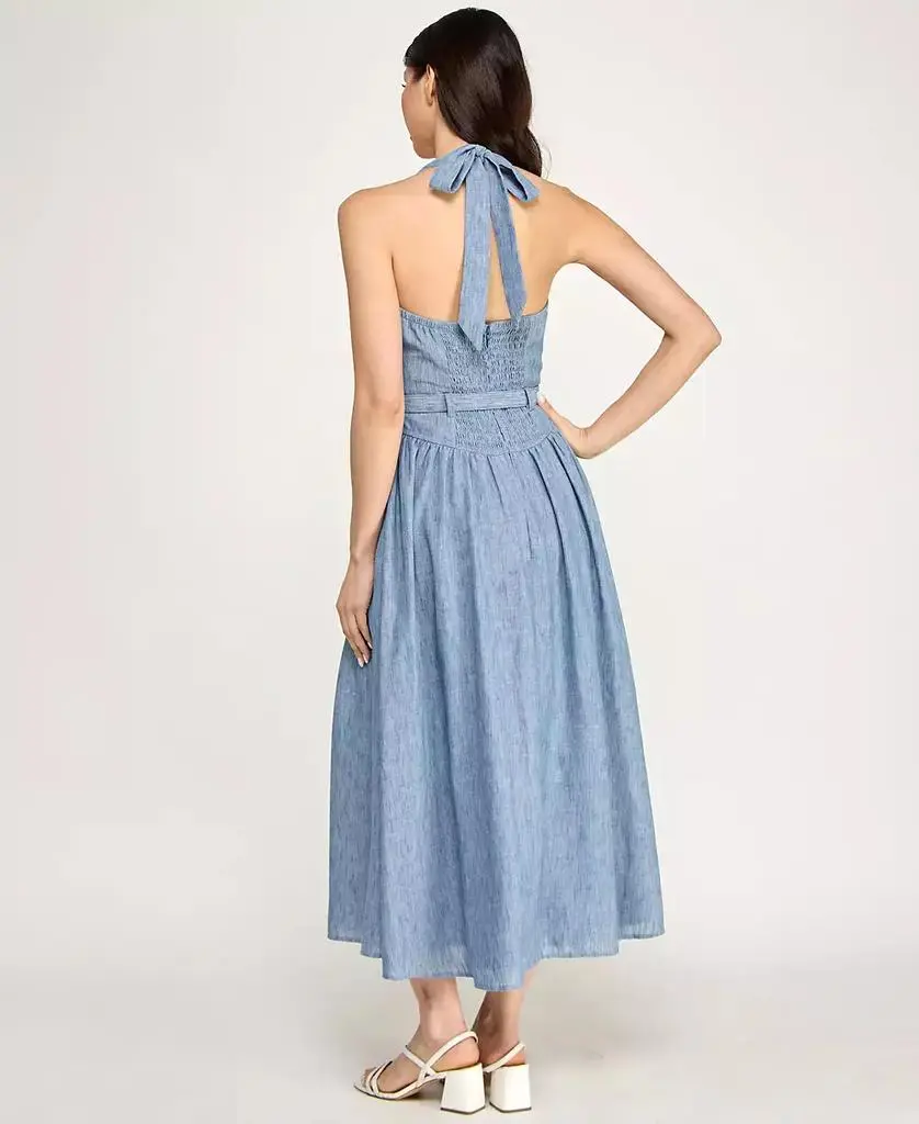 ROW A Juniors' Sweetheart Neck Fit & Flare Midi Dress 10
