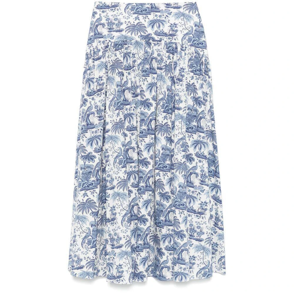 STAUD Baby Pink Dragon Skirt