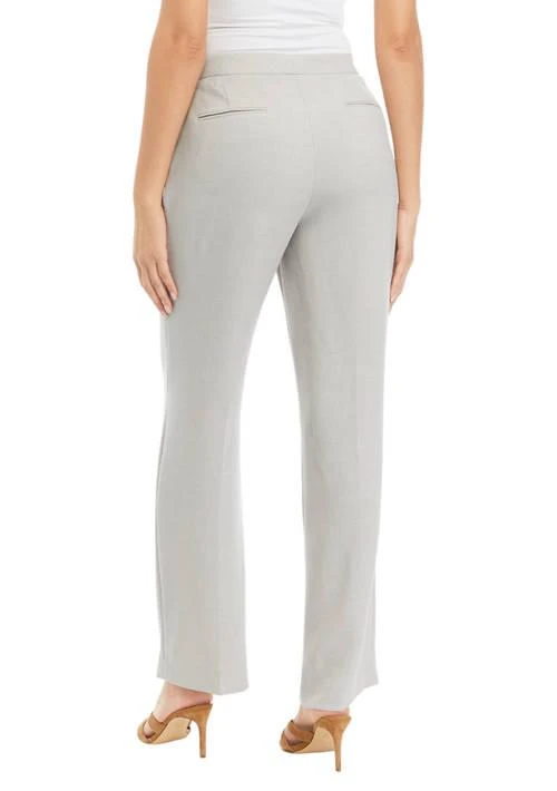Kasper Womens Fly Front Extended Tab Pants 2