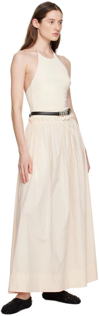 Esse Studios Off-White Halter Maxi Dress 4