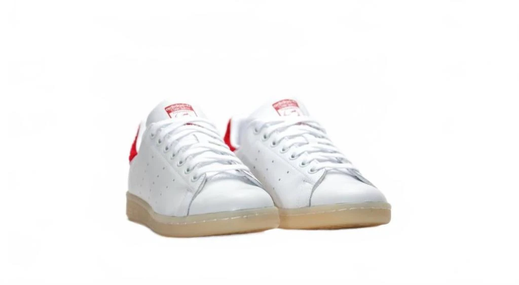 adidas gazelle silver green womens adidas Stan Smith Lux Shoes - Unisex - White / Off White main image 0