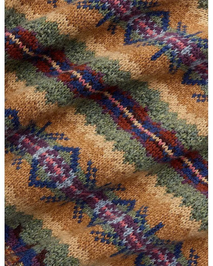 Ralph Lauren Fair Isle Cotton Blend Cardigan 6