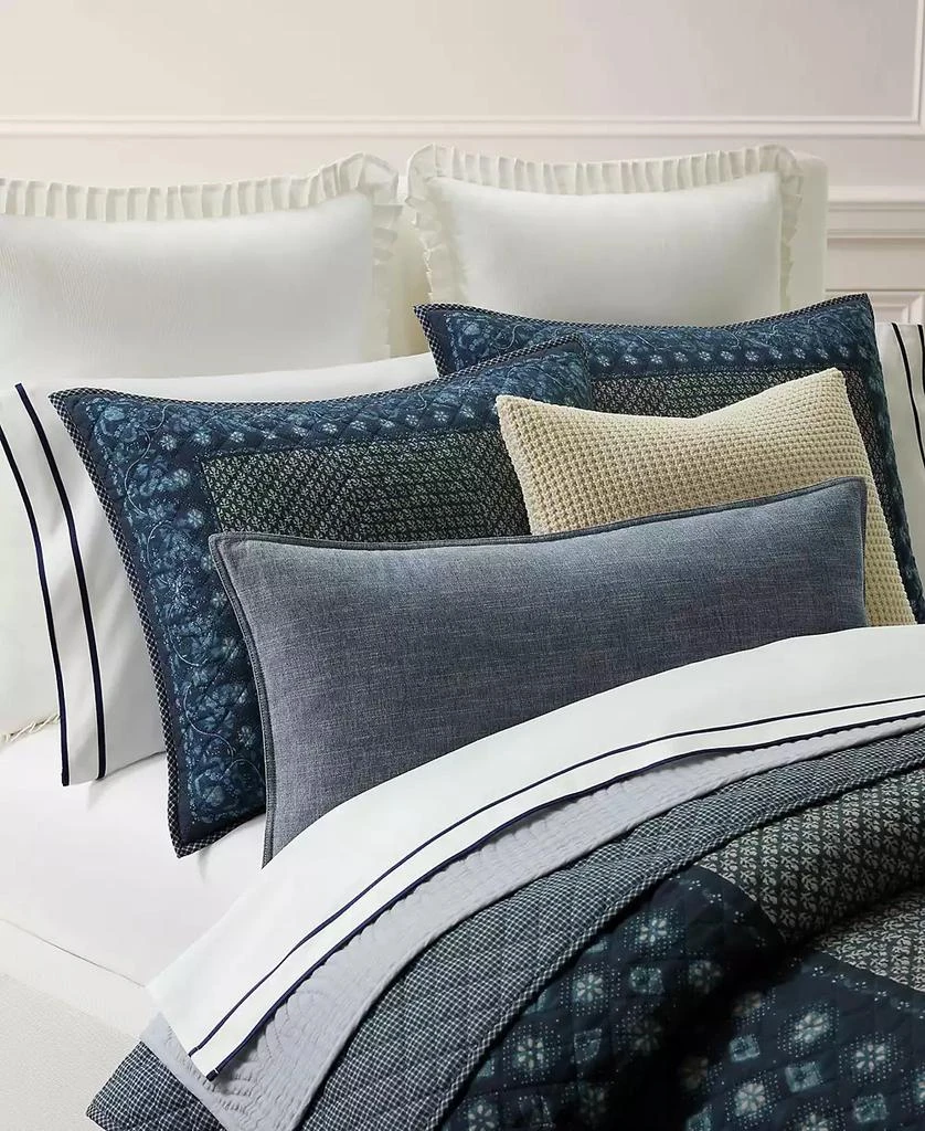 Ralph Lauren Beckett Diamond-Stitched Cotton Sham, King 2