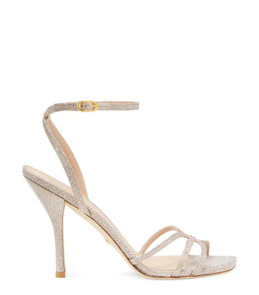 Stuart Weitzman Barelythere 100 Sandal In Poudre 1