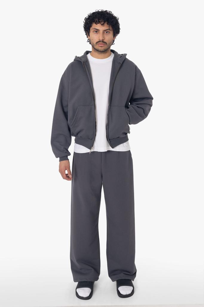 Los Angeles Apparel MWF10 - 10 oz. Mid-weight Poly Cotton Fleece Cropped Zip-Up Hoodie
