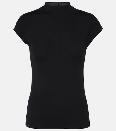 Jardin des Orangers Ribbed-knit high-neck wool top