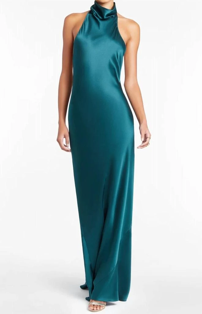 Amanda Uprichard Amanda Uprichard - Rainier Cowl Halter Gown 1