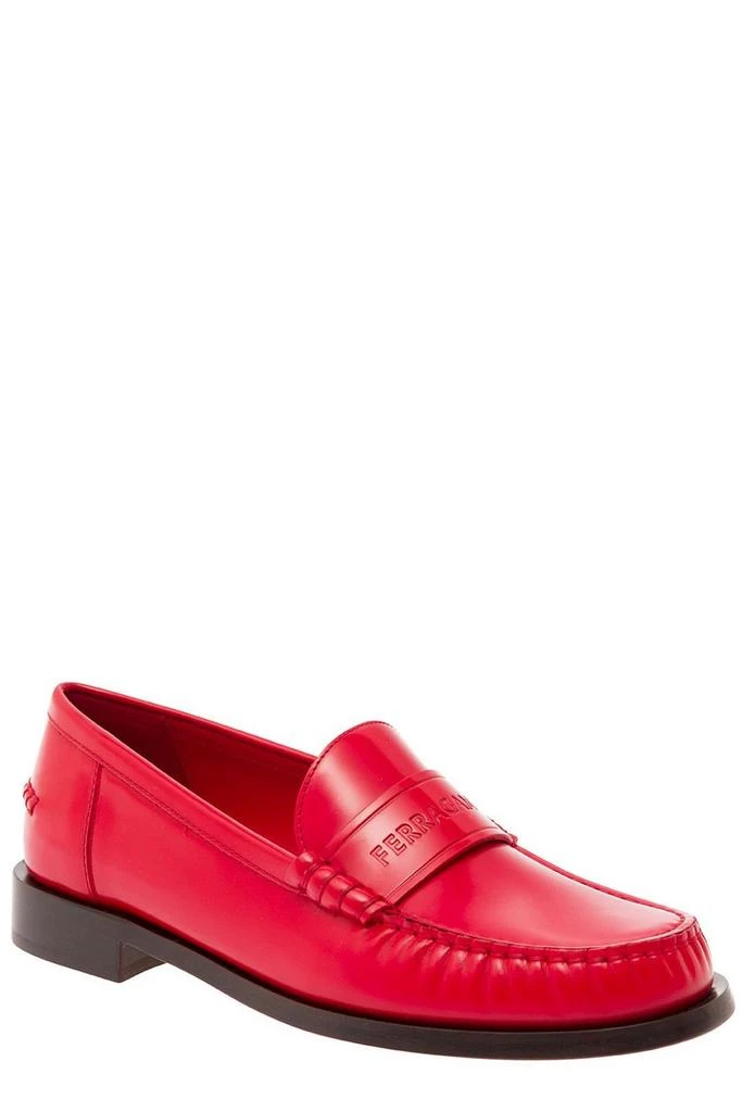 Salvatore Ferragamo Ferragamo Logo-Embossed Slip-On Loafers 2