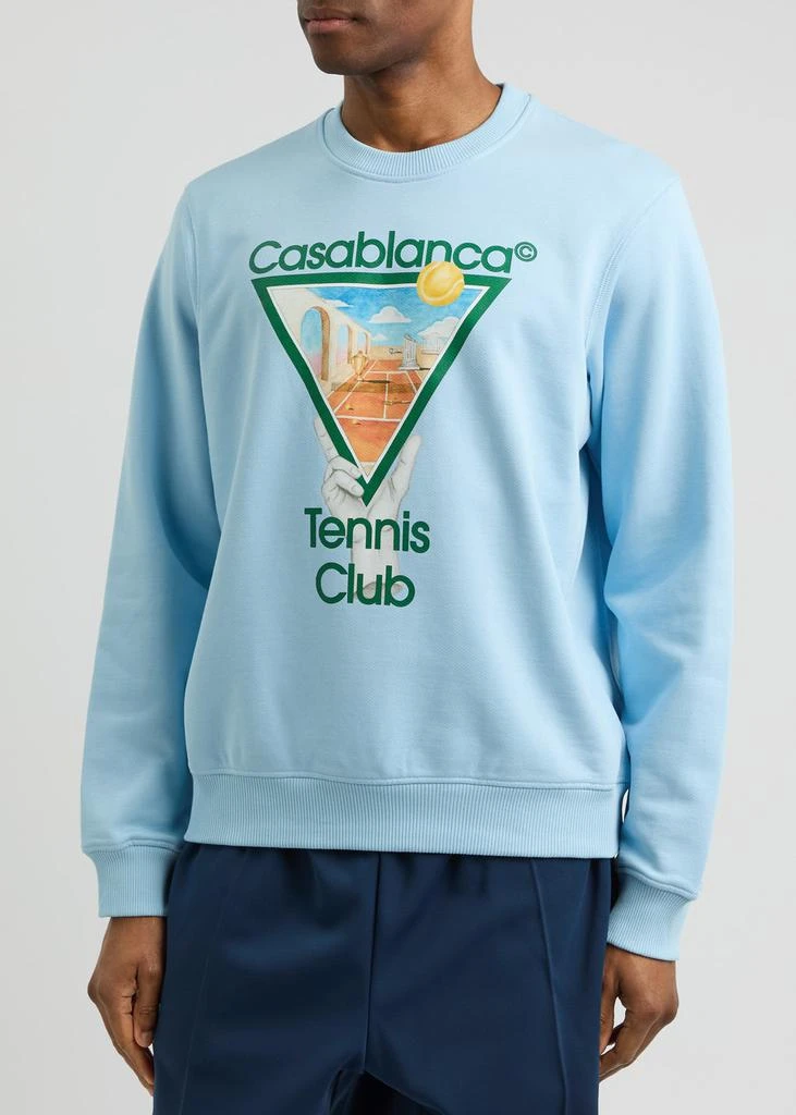 Casablanca Metaphysical Tennis printed cotton sweatshirt 2