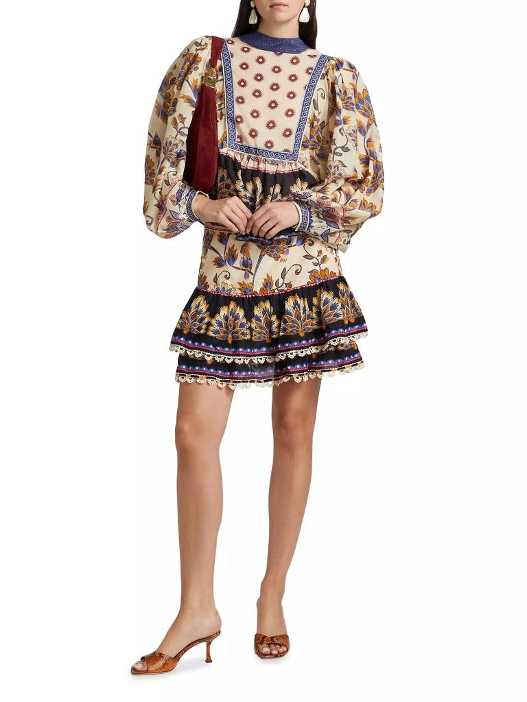 Farm Rio Ainika Floral Cotton Blouse 2