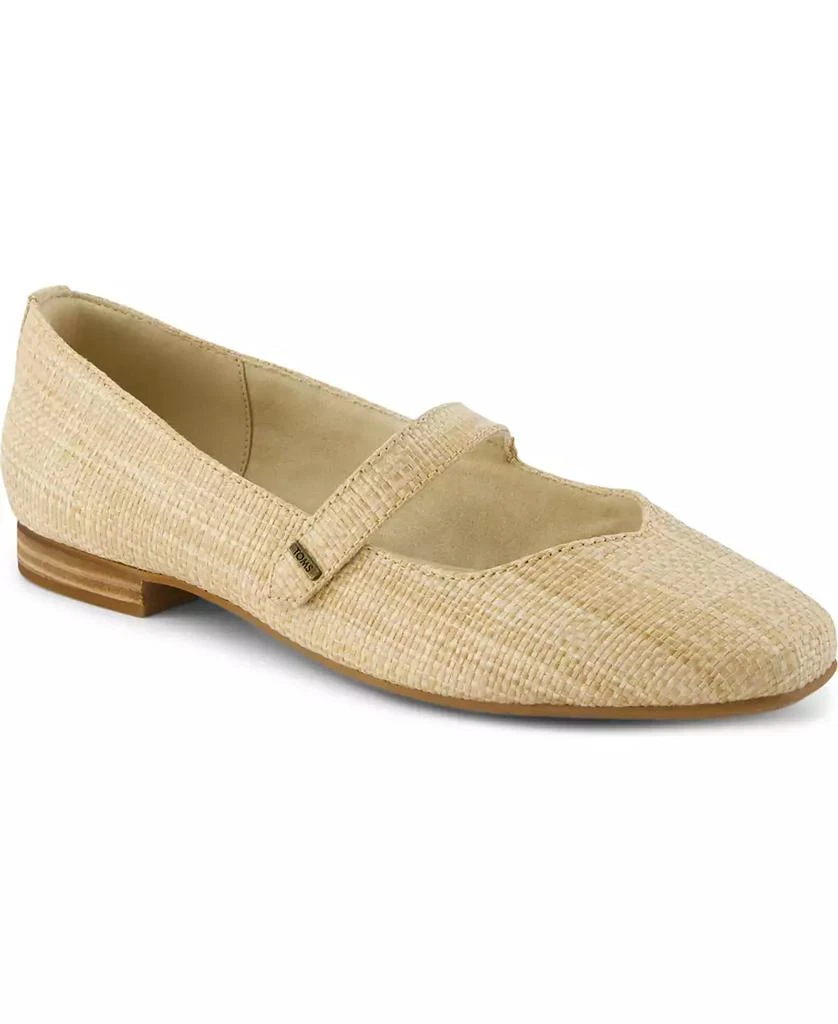 TOMS Women's Bianca Mary Jane Slip-On Flats 1