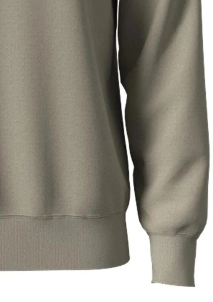 Calvin Klein Men's Monogram Crew Neck Sweatshirt In White Pepper