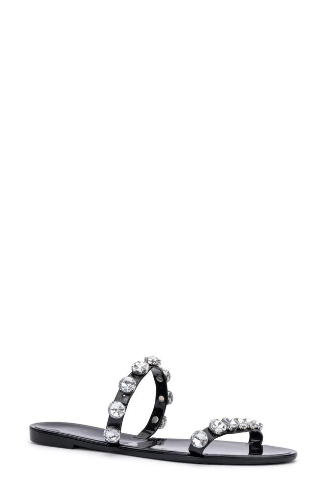 NEW YORK AND COMPANY Chava Rhinestone Jelly Sandal 1