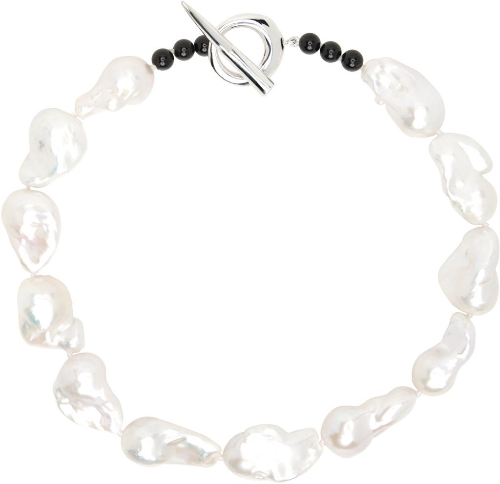 アクセサリー SOPHIE BUHAI EMILIE PEARL CHOKER Emilie sterling silver choker with freshwater pearl in white