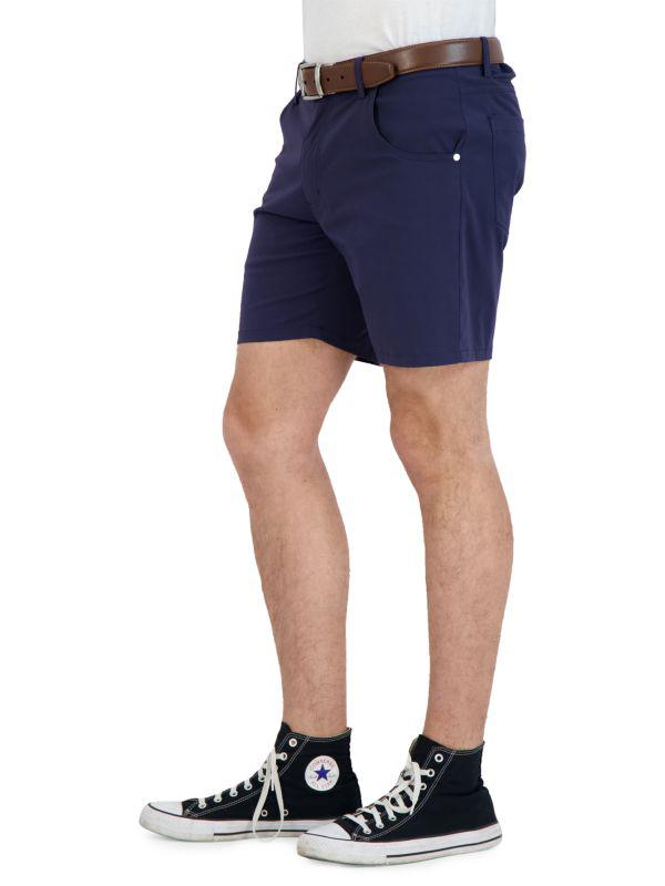 Levinas Performance Tech Stretch Denim Shorts