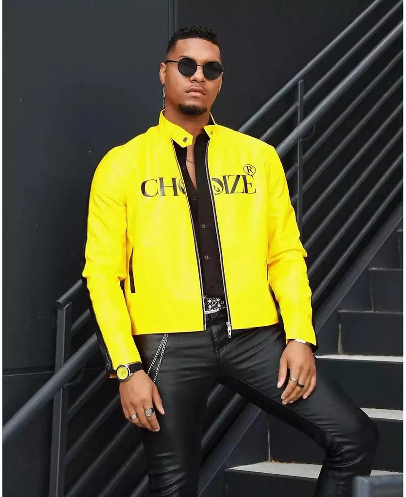 Peugeot Men's Sport Bezel Watch with Yellow Dial and Black Canvas Strap 4