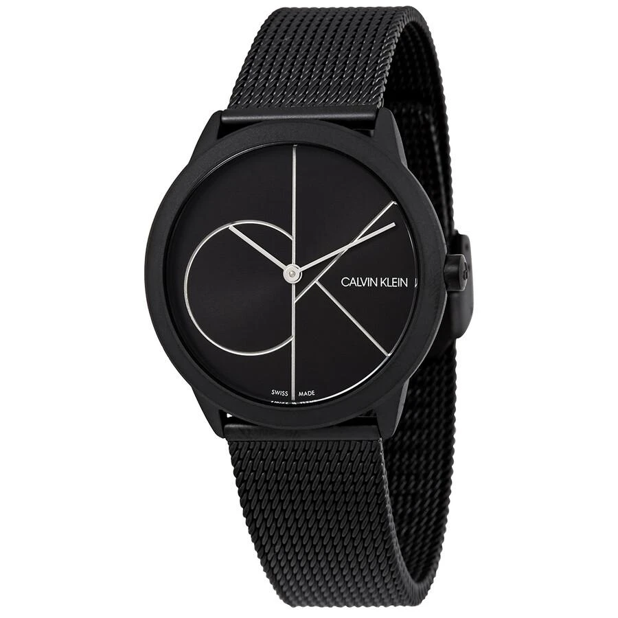 Calvin Klein Calvin Klein Minimal Quartz Black Dial Ladies Watch K3M5245X 1