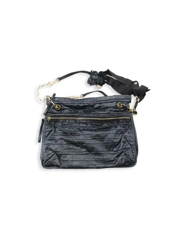 Lanvin Amalia Satin Shoulder Bag 1