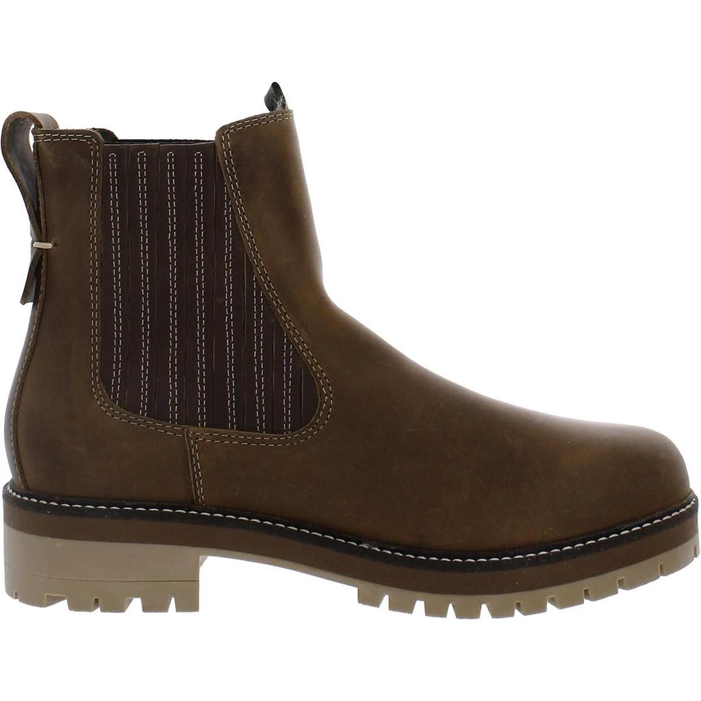 Barbour Joelle Womens Leather Faux Fur Lined Chelsea Boots 2