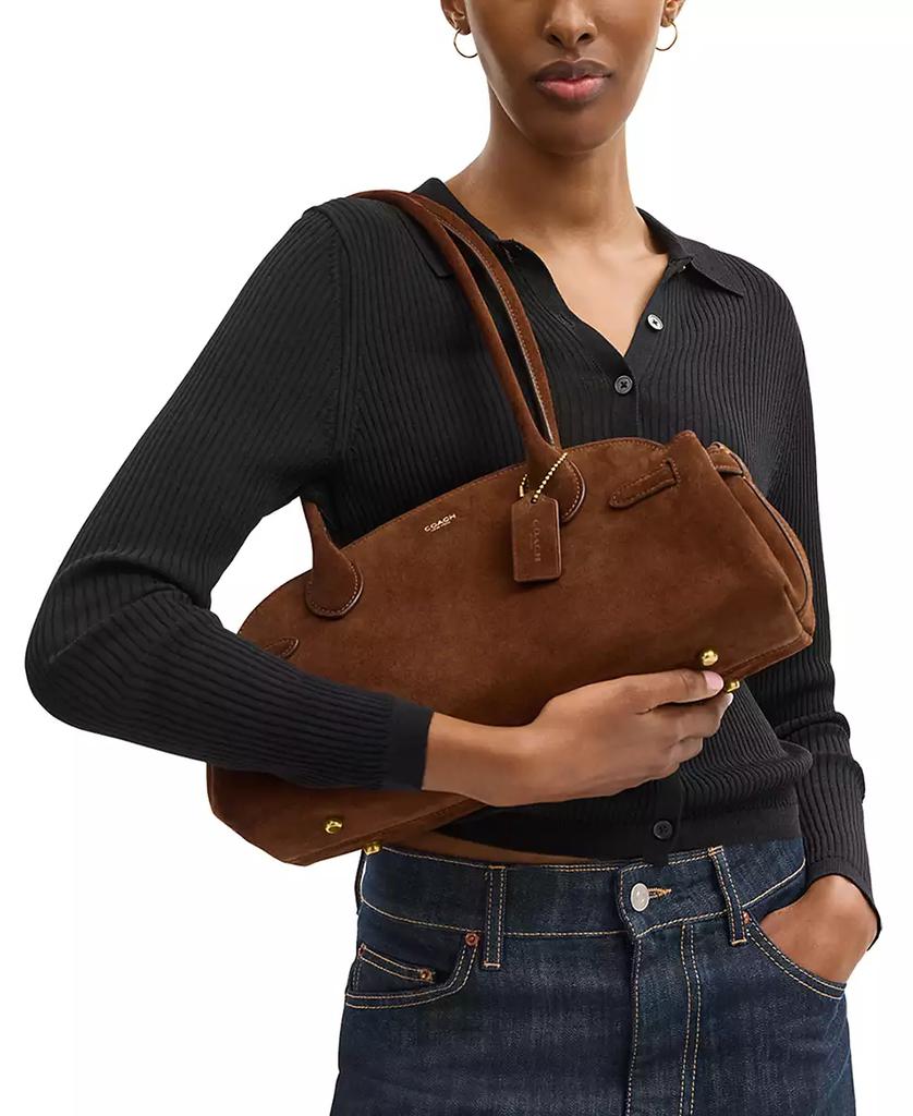Coach Suede Empire Carryall 34