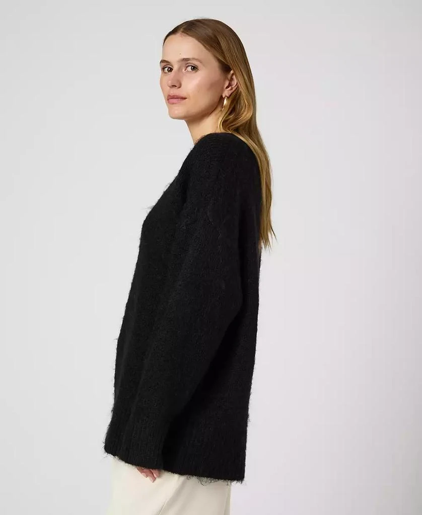 French Connection Women's Fluffy-Knit V-Neck Sweater 3