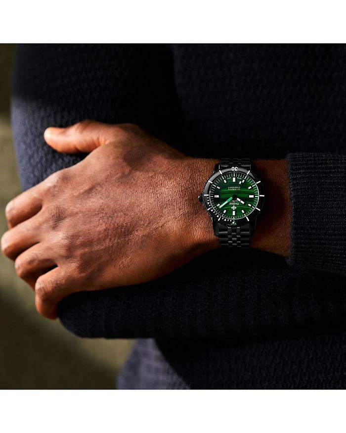 ZODIAC Compression Diver Automatic Black Stainless Steel Watch, 40mm 2