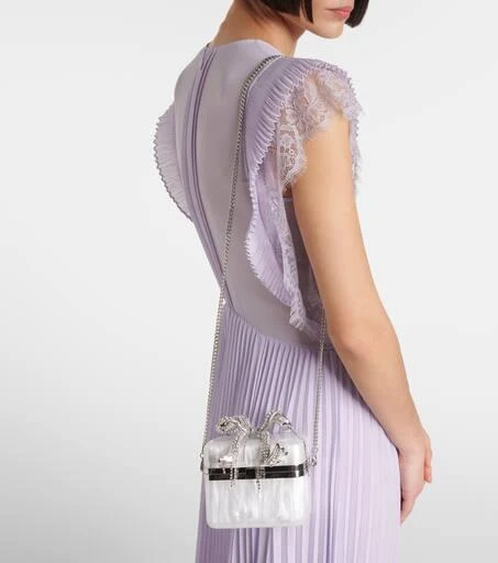 Self Portrait Pearl Bow vanity bag 6