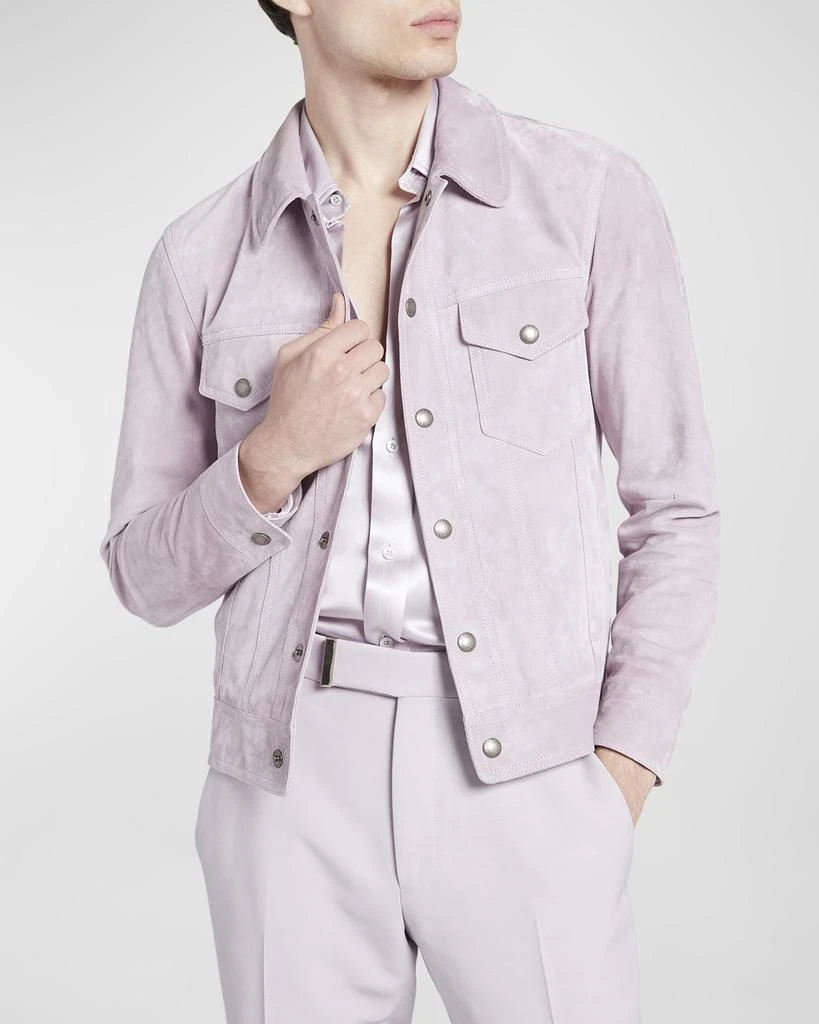 Tom Ford Men's Soft Suede Blouson Jacket 7