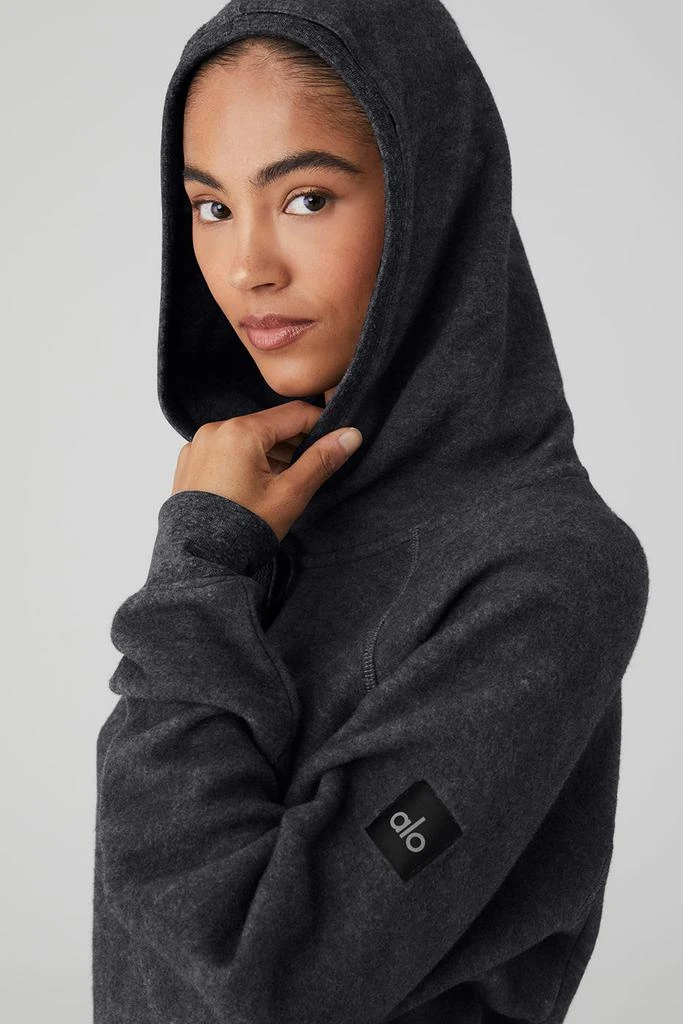 Alo Triumph Hoodie - Charcoal Black Triblend 4
