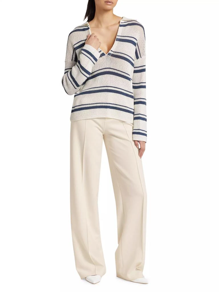 Vince Striped Cotton Sweater 2