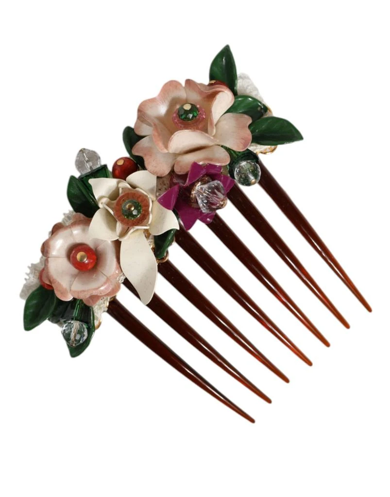 Dolce
Gabbana Plastic Crystal Floral Women Hair Women
s Comb
