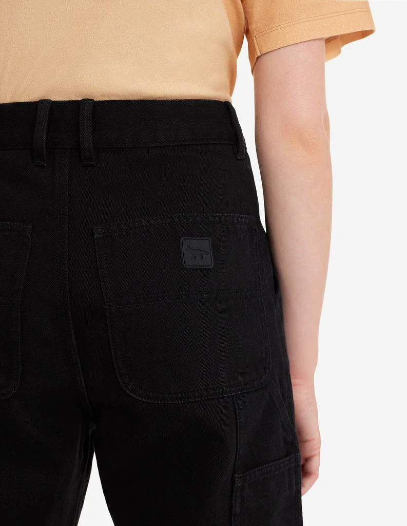 预计3周后发货 Maison Kitsune Pantalon Café Denim Worker - Noir 10