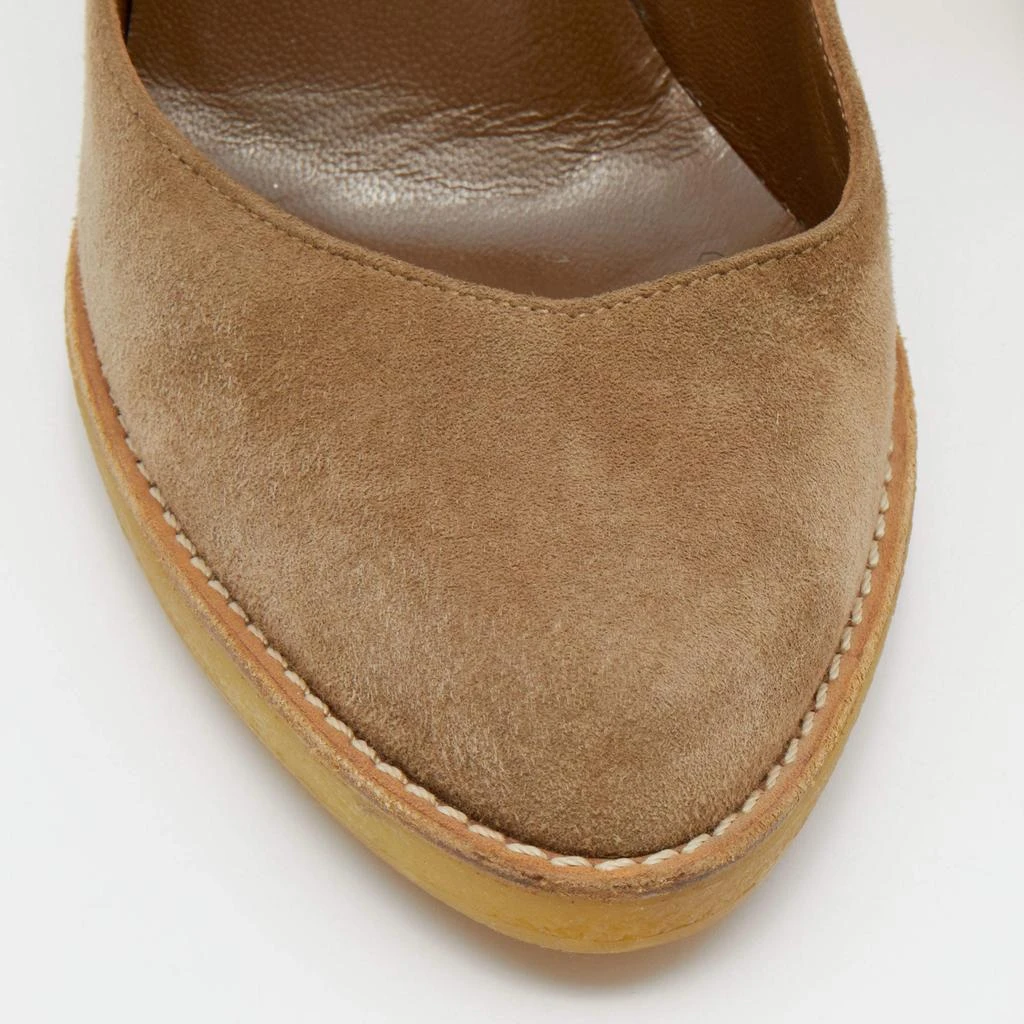 Gucci Gucci Tortilla Brown Suede Pumps Size 36.5 7