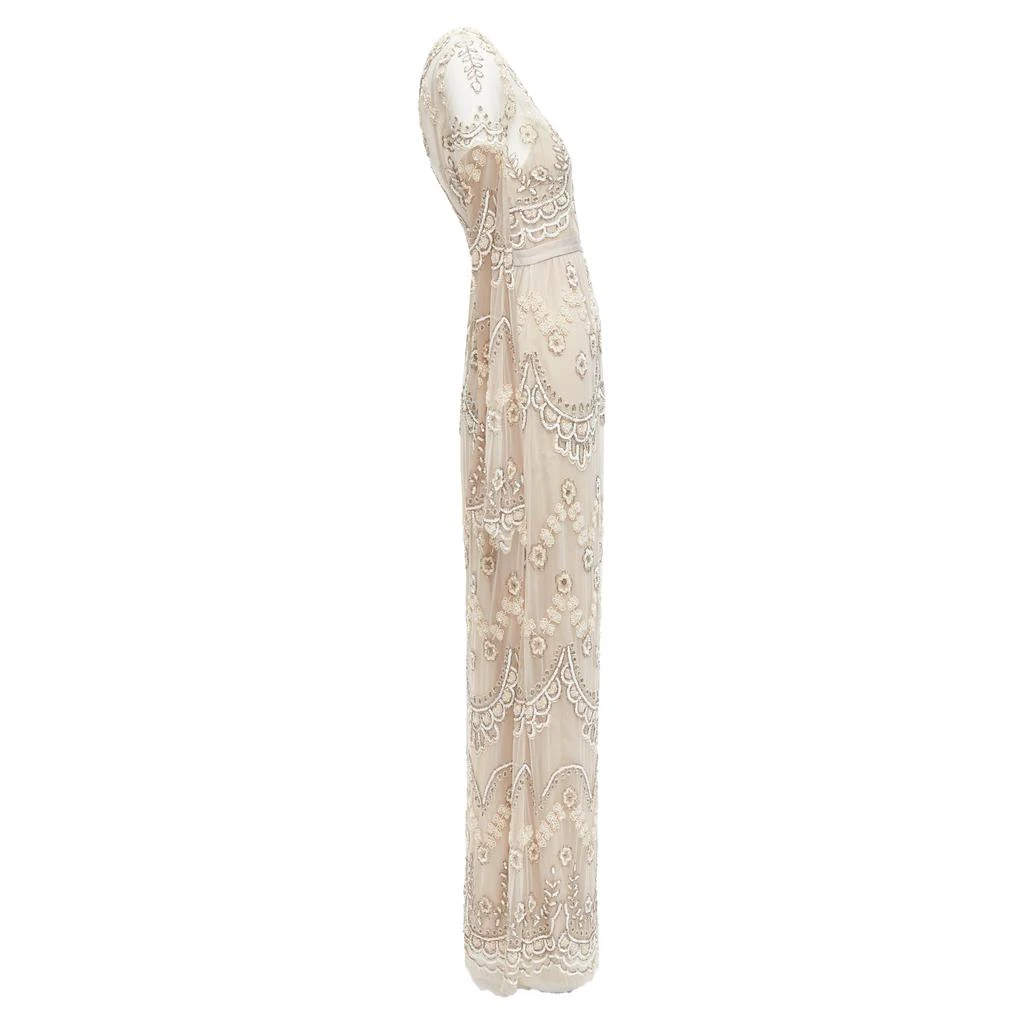 Needle & Thread Sequins Beads Embellished Overlay Long Gown 4