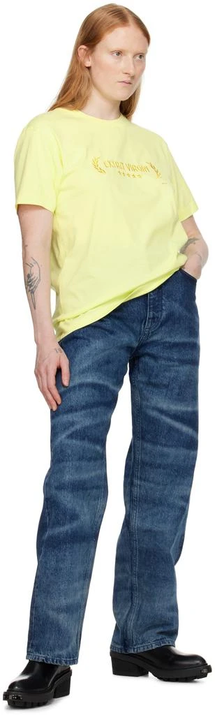 Eytys Yellow Leon 'Extra Virgin' T-Shirt 4