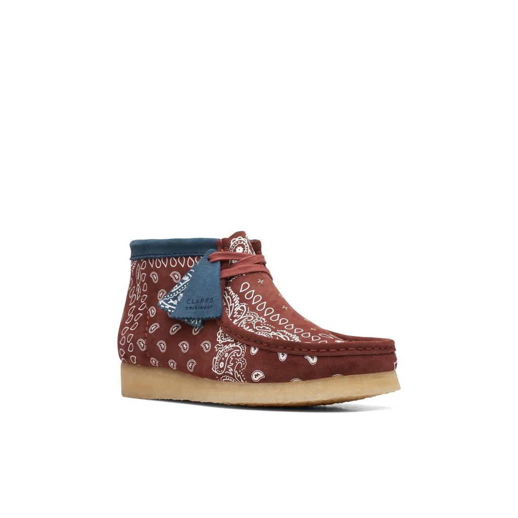 Clarks Clarks - Bottes Wallabee Boot - Brick Paisley - Homme