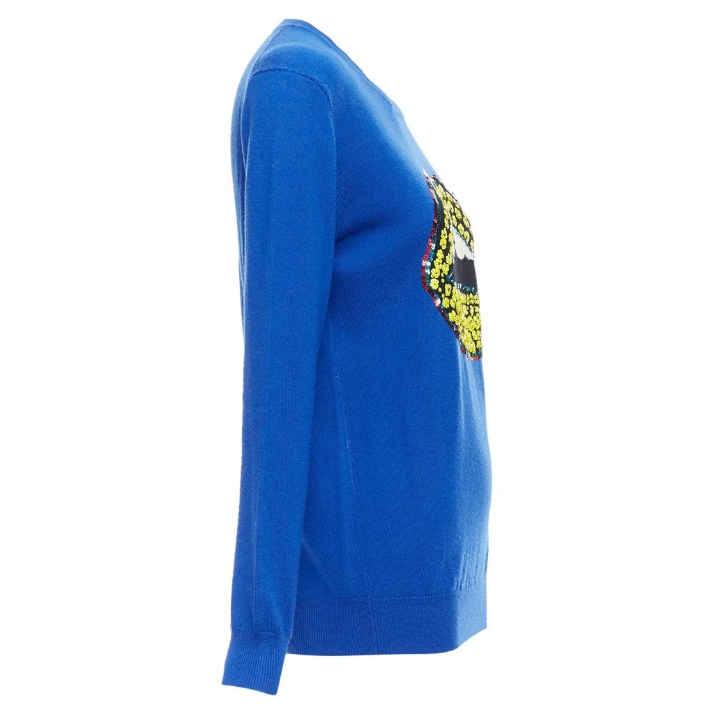 MARKUS LUPFER merino wool sequin lip sweater 4
